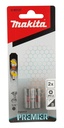 MAKITA Torsieschroefbit Impact Premier, PH2, 25 mm, 1/4", 2 stuks