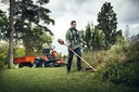 Husqvarna 325 iR accu bosmaaier incl. maaikop, mes en harnas
