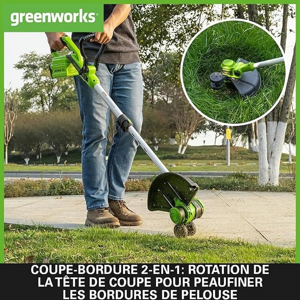 Greenworks G40LT33 40V accu grastrimmer en kantensnijder