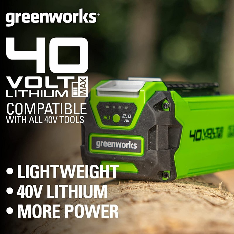Greenworks G40B2 40 volt 2.0Ah accu