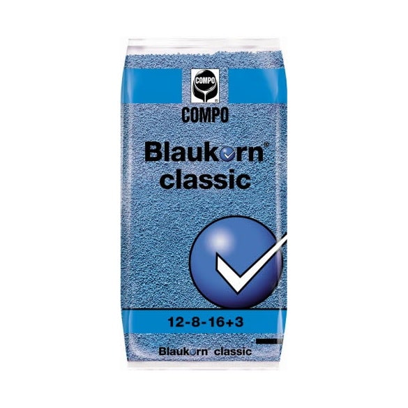 Compo Blaukorn Classic "Blauwe korrel"  NPK 12-8-16 +3Mgo 25kg