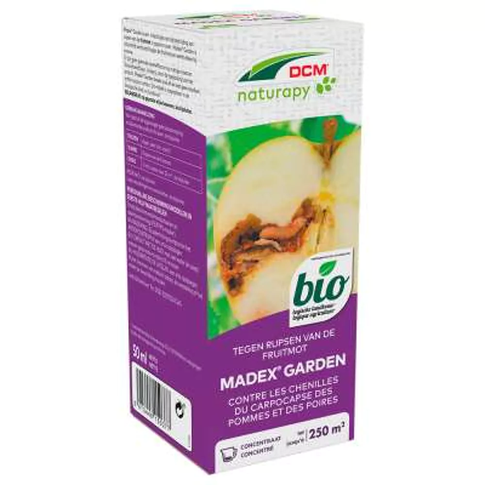 DCM MADEX GARDEN 50 ML - Tegen rupsen van de fruitmot / wormstekigheid tot 250m²