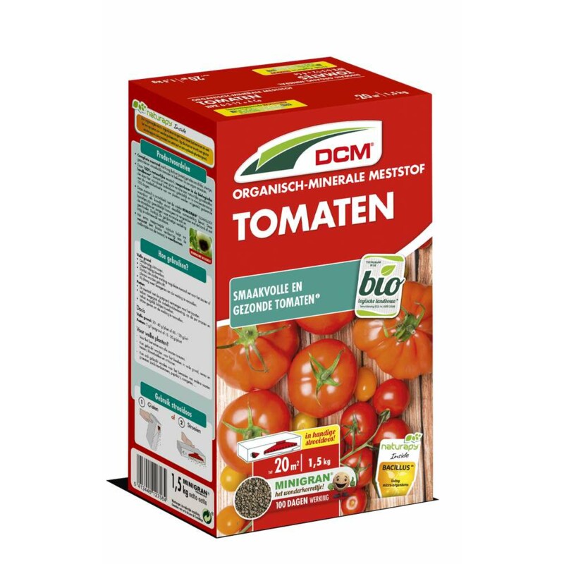 DCM TOMATEN MESTSTOF 1,5 kg NPK 6-3-12 + 4Ca