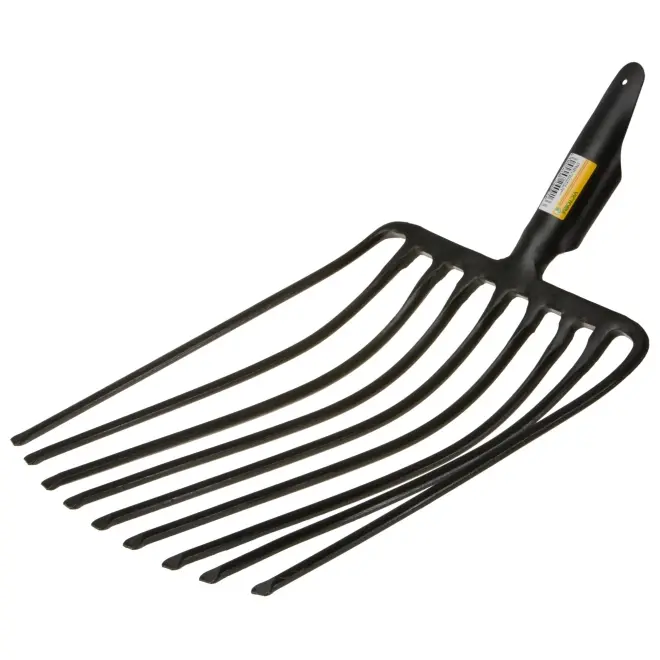 Freund stenen vork 24091, 9 tanden, 35x27cm, met veerhouder