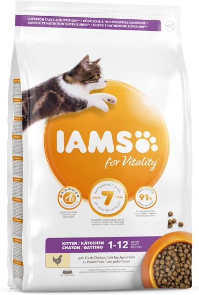 Iams for vitality Adult Cat Hairball chicken - 3Kg