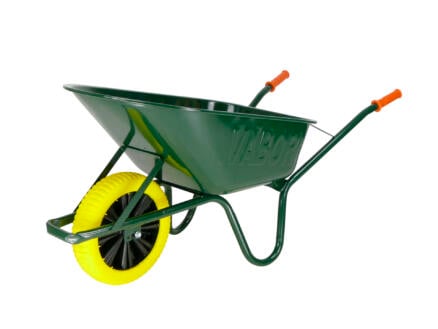 Vabor kruiwagen 90L met iCore gele volle band R801-PA
