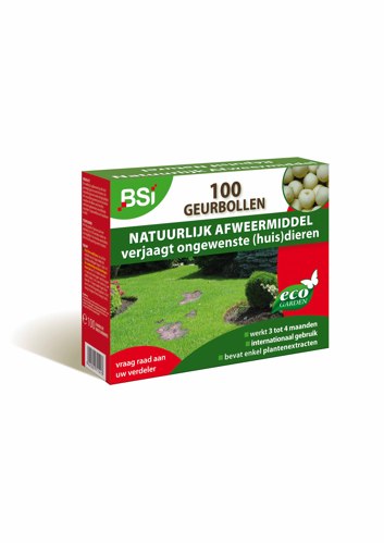 Natuurlijk afweermiddel BSI 100 geurbollen