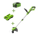 Greenworks G40LT33K2 40V accu grastrimmer en kantensnijder incl. 2.0ah accu en lader