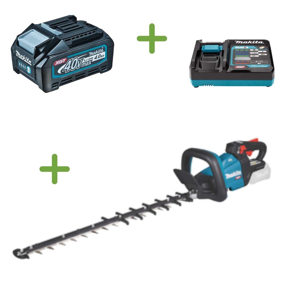 Makita UH006GM201 Prof. accu heggenschaar XGT 40V - 60cm (Incl. 2x accu en lader)