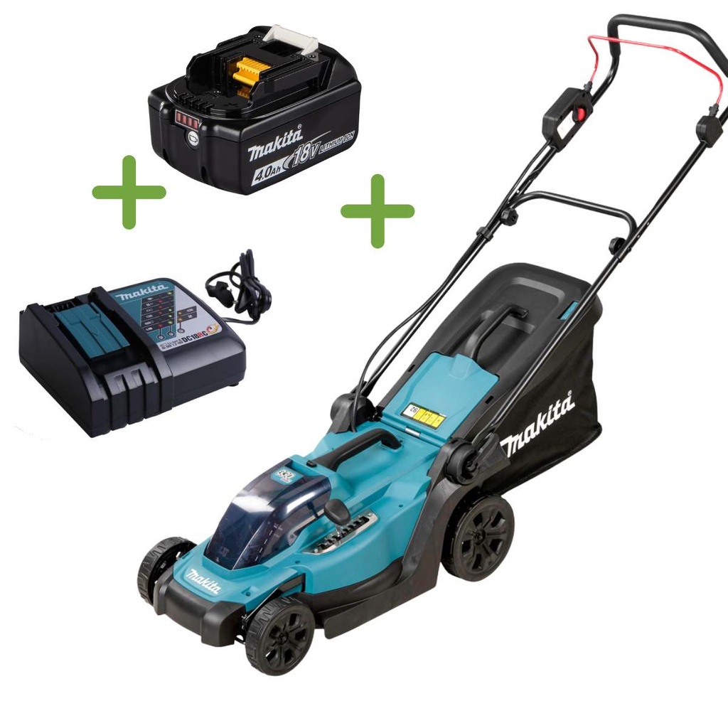 Makita DLM330SM Accu grasmaaier LXT 18V - maaibreedte 33cm (Incl. accu en lader)