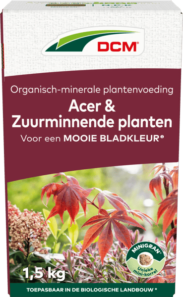 DCM ACER/ZUURMINNENDE PLANTEN 1,5 KG 