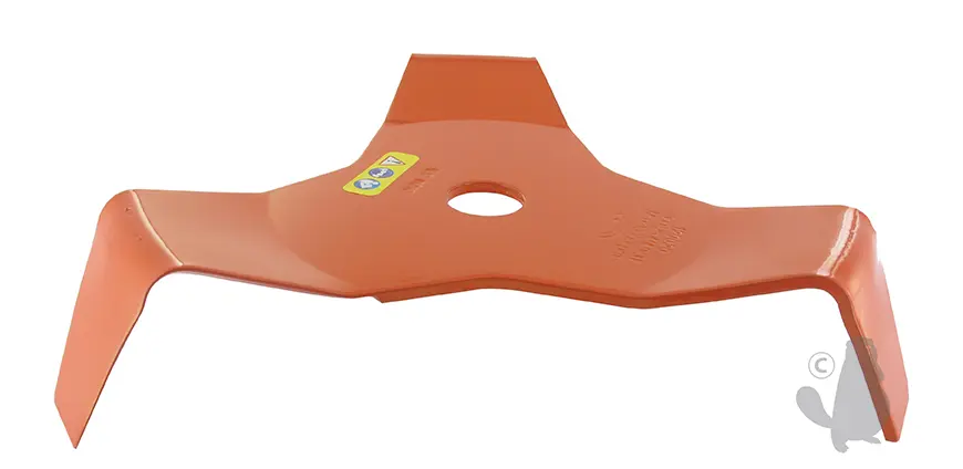 3-TANDS MES - Professioneel gamma - 3-Tandsmes, speciaal mulching, voor gebruik op een bosmaaier - Snijbreedte: 300mm, boring: 25,4mm, dikte: 4mm. 