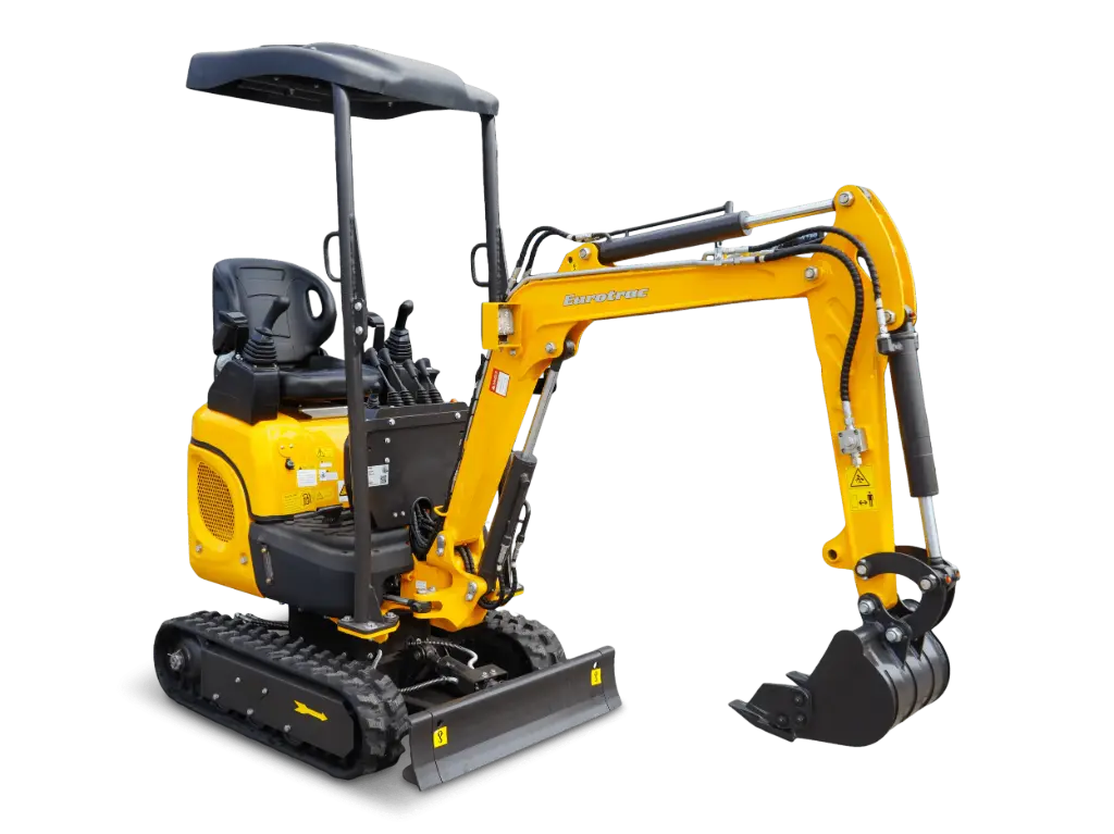 Eurotrac HE12 Minigraver 1.2T - excl. graafbakken