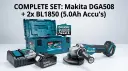Makita Haakse slijper 18V DGA508RTJ