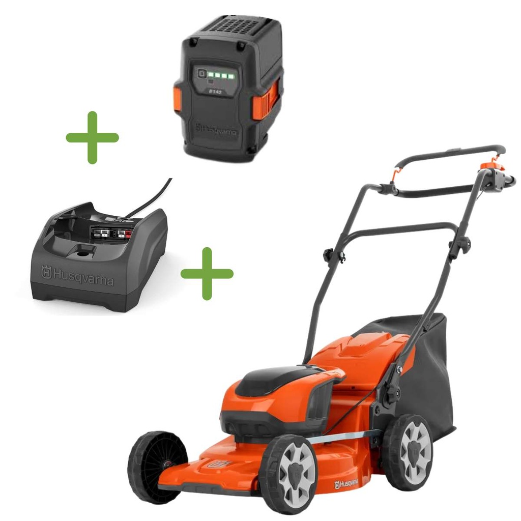 Husqvarna LC 137i Accu duwmmaaier 37cm (incl. accu en lader)
