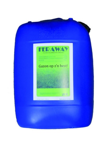 [46180] Feraway - mos in gazon vloeibare meststof NPK 6-0-4 +2Fe  20 liter