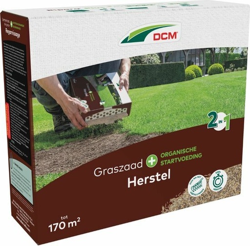 [1004777] DCM Riparo ®Plus: Graszaad herstel +startvoeding 2,55kg - 170m²