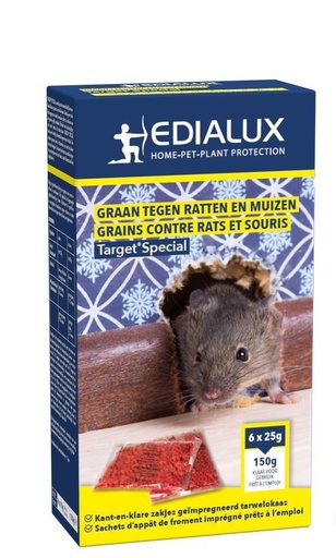 [TARS01] Edialux Target Special - tegen ratten en muizen 150gram