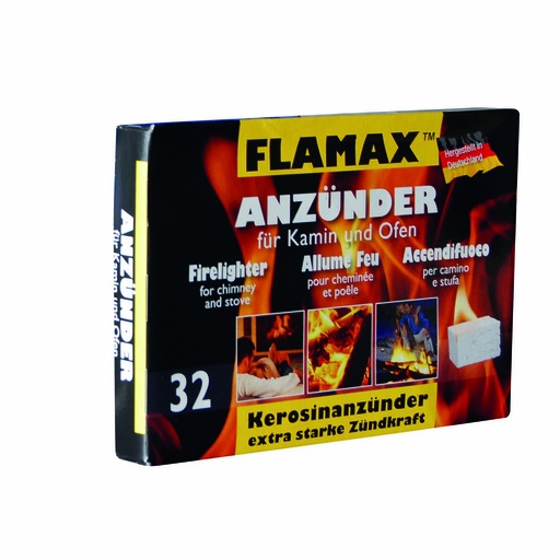 [TT0227] Flamax aanmaakblokjes snel en & efficiënt 32 stuks
