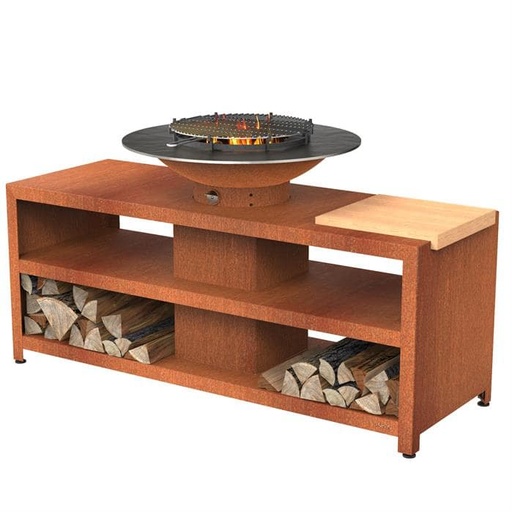 [BFC7] Forno BFC7 Cortenstaal BBQ & vuurschaal