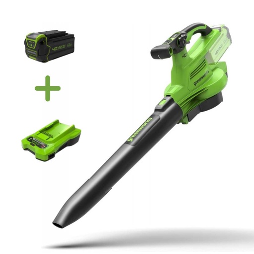 [GD40BVK4] Greenworks GD40BV Accu bladblazer en zuiger 40 volt