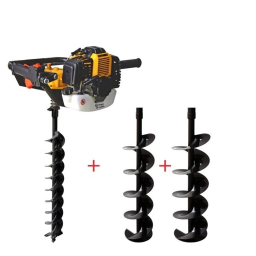 [EB520G] LUMAG GRONDBOORMACHINE 2-takt motor EB520G Incl. 3 grondboren