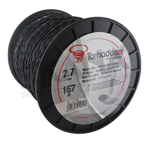 [1517035] Ozaki Tornado PRO Nylon maaidraad 2.7mm x 167m