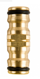 [744431] Polet Dubbele koppeling messing - mannelijke snelkoppeling