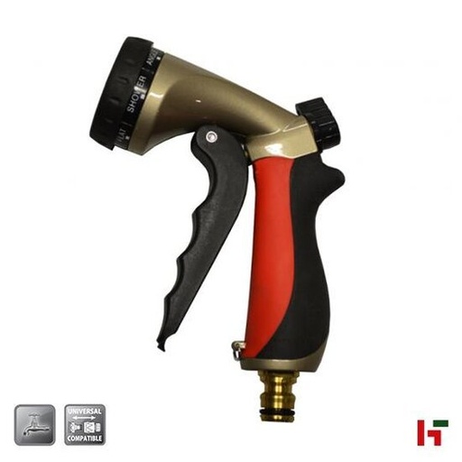 [745421] Polet Tuinspuit Regelbaar Metaal - Sproeipistool