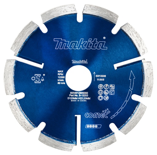 [B-13253] MAKITA Diamantschijf Comet, 125 x 22,23 mm