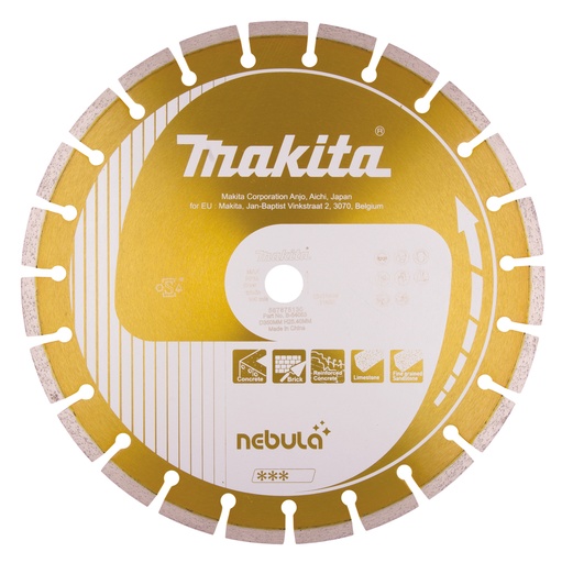 [B-54053] MAKITA Diamantschijf 350 mm, Nebula, droog en nat