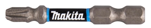 [E-03311] MAKITA Torsieschroefbit Impact Premier, PZ3, 50 mm, 1/4", 2 stuks