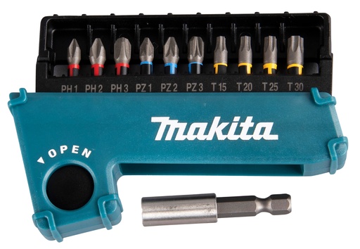 [E-03567] MAKITA Set torsieschroefbits Impact Premier, 11 stuks