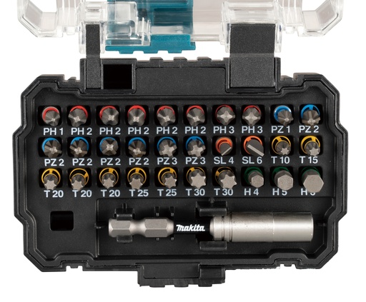 [E-13552] MAKITA Set torsieschroefbits Impact Premier, 31 stuks