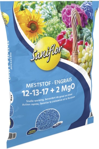 [1007158] Saniflor Blauwe korrel NPK 12-13-17 +2Mgo 18kg