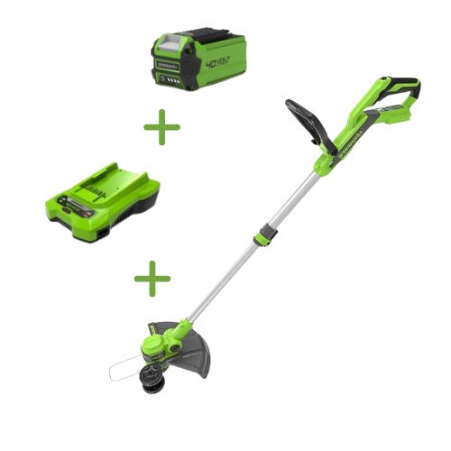 [G40LT33K2] Greenworks G40LT33K2 40V accu grastrimmer en kantensnijder incl. 2.0ah accu en lader