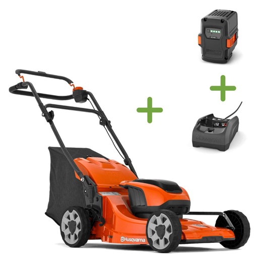 [970541804] Husqvarna LC 142i Accumaaier 42cm duwmodel (Incl. 1 accu en lader)