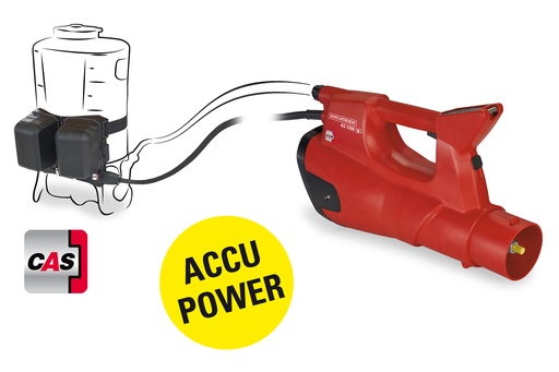 [12118001] Birchmeier AS 1200 AC1 Accu-spuitcompressor  (CAS met accu-pack, met lader)