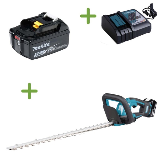 [DUH606RF] Makita DUH606RF accu heggenschaar 18V LXT - 60cm (Incl. accu en lader))