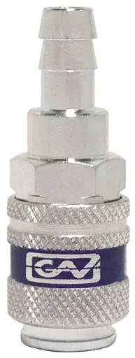 [28837] Universele perslucht snelkoppelingen in gehard staal - Slangpilaar 6mm