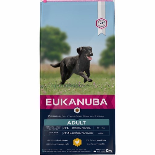 [16297] Eukanuba dog adult large breed chicken 12kg