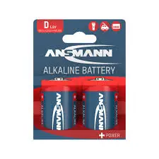 [2109960] Ansmann Batterij 1,5V Type D - LR20 (2 stuks)